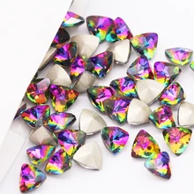 

Loose Triangle Nail Art Rhinestones Mini Colorful Stones Nail Art Charm Crystal Rhinestone 3D Nail Jewelry Gel Alloy Charms