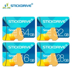 Carte mémoire Flash Micro SD TF de classe 10, 100% réelle, 128 go 32 go 64 go, adaptée aux smartphones, appareils photo numériques, tablettes, pda, MP3GPS 