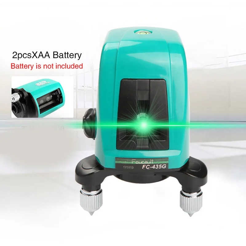 

New Foucault FC-435G Self-Leveling Green Laser Level Device 360 Distance Meter for Laser Line Measure as Construction Tools