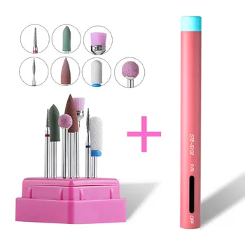 

USB Charging Nail Drill Machine Set Remove Polish Nail Art Pen Pedicure 12000RPM Nail File Manicure Machine Nail Art Tools