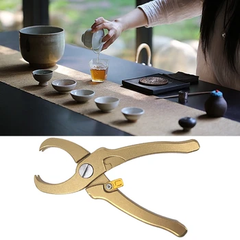

Aluminum Alloy Tea Pliers Tongs Clip Multifunction Brick Accessories Clamp Knife Pincers Home Kitchen Supplies