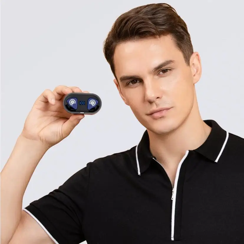 Type c 5 0 Earphones Bluetooth Earphone Wireless Earphone TWS Headset Stereo Earbuds Sport Bloototh LED Display With Mic