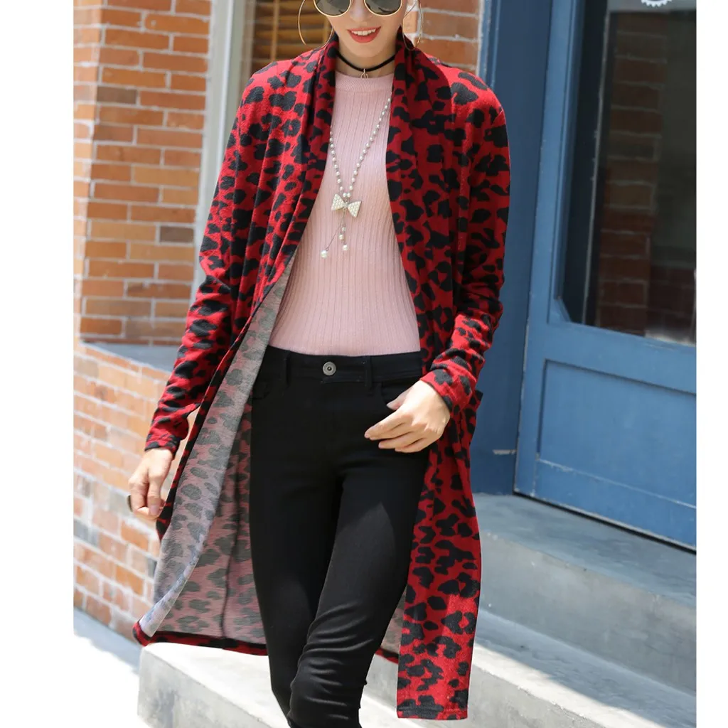 SAGACE Новое поступление женский модный праздничный Удобный свободный Леопардовый