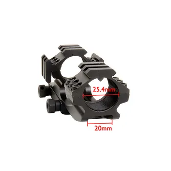 

Tri-rail Tactical Riflescope Mount Three Side Cantilever Dual 25.4mm Ring Fit 20mm Picatinny Rail Weaver