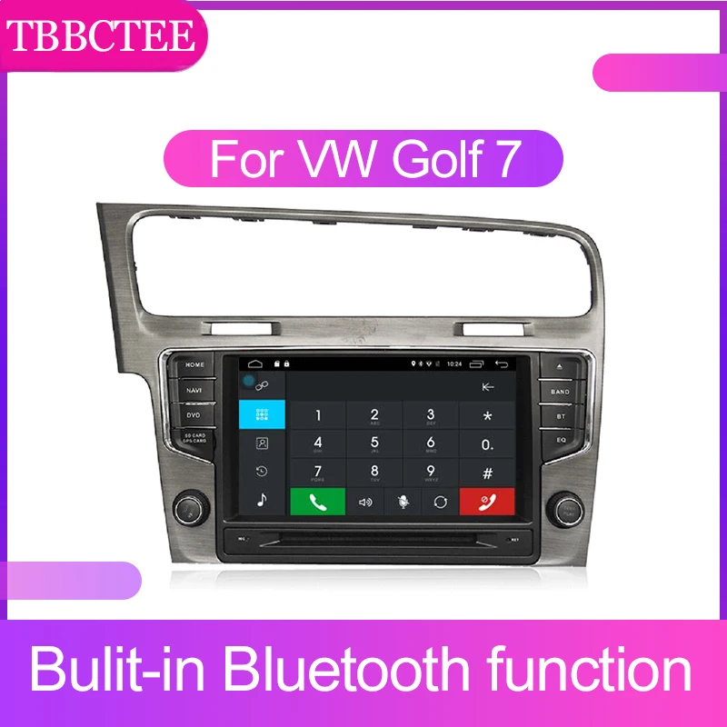 TBBCTEE мультимедиа для Android плеер для VW Golf 7 2012~ gps 2 Din wifi gps-навигация авторадио радио FM карты BT