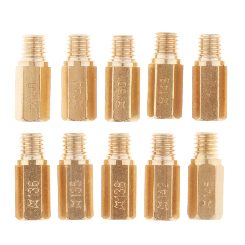 Carburetor Main Jet Kit #135 136 138 140 142 144 Injector Nozzle for GY6 Keihin OKO PWK Carb 125cc Carburetor Main Jet Kit #135 136 138 140 142 144 Injector Nozzle for GY6 Keihin OKO PWK Carb 125cc