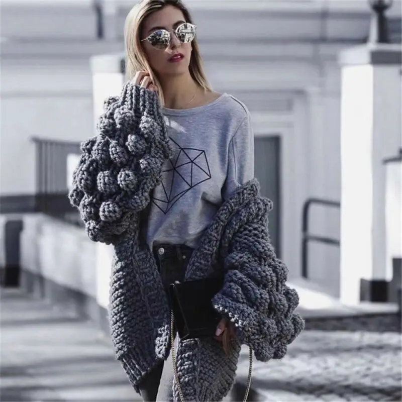 ^*Best Offers Women Thicken Knitted Sweater Cardigans Open Front Pocket Coat Twist Knitting Sweaters Warmth Cardigan Coat Top ^*Best Offers Women Thicken Knitted Sweater Cardigans Open Front Pocket Coat Twist Knitting Sweaters Warmth Cardigan Coat Top