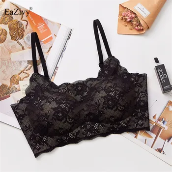 

2020 Shockproof Bras For Woman Push Up Seamless Bra Sexy Lace One Piece Lingeries Underwear Women's Full cup Brassiere Femme Bra