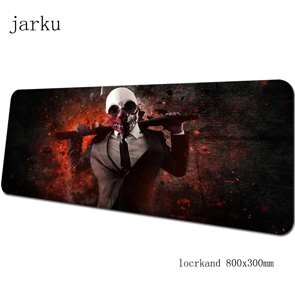 Payday pad мышь инди-поп компьютерная игровая мышь pad 800x300X2 мм padmouse Горячая эстетика Коврик Для Мыши Эргономичный гаджет настольные коврики - Цвет: Size 800x300X2MM