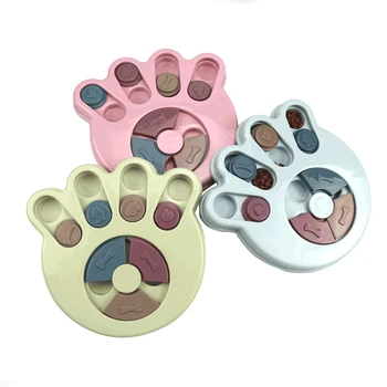 

Pet Training Dog Puzzle Toys Slow Dispensing Feeding Reward Dog Game Disc Board Funny Slow Eat Biting Dog Interactive Toys