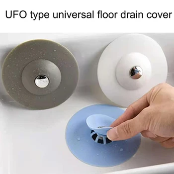 

Anti-clogging Sink Filter Core Floor Drain Cover Bathroom Bouncing Kitchen Push-type Deodorant Closed Sink Strainer