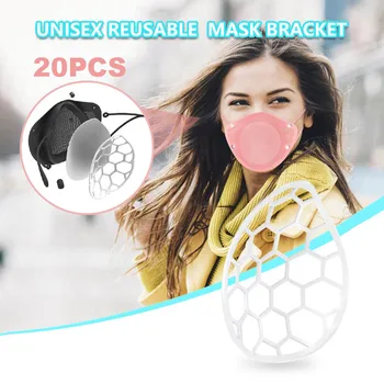 

Unisex Reusable Dustproof Mask bracketPM2.5 Windproof Haze Pollution Respirato mask holder protect adult rose increase breathe