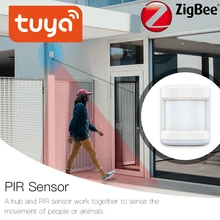 Tuya ZigBee PIR Sensor IFTTT Batterie Powered Smart Wireless WIFI PIR Motion Sensor Detektor Home Alarm System ZigBee PIR Sensor