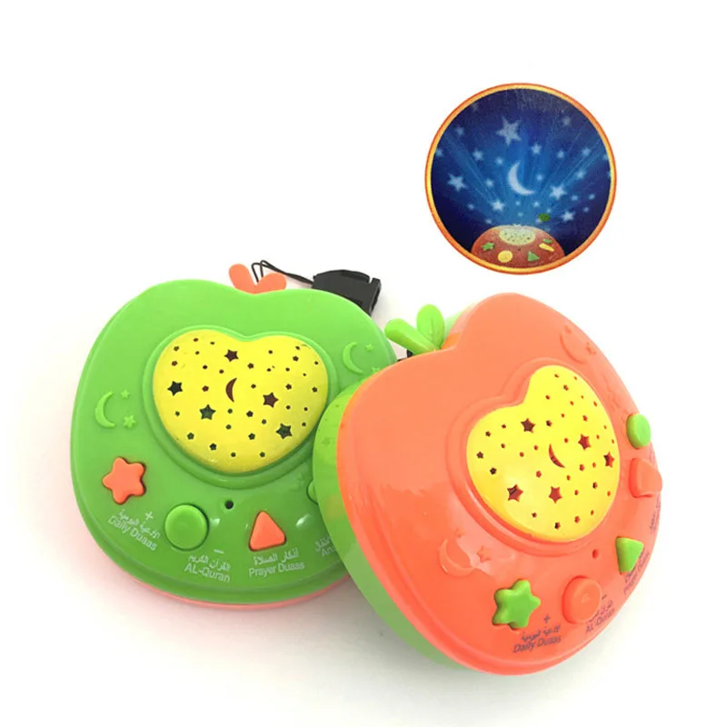 Дизайн мультфильм для фруктов яблок арабский форма музыкальная история с звездным небом проекция детский планште для чтения раннего ребенка развивающие игрушки
