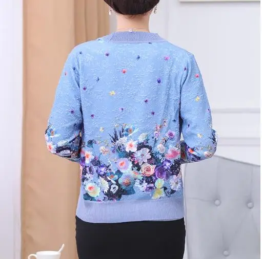 Clobee осень зима Мать Плюс Размер комплект одежды женский длинный рукав blusa tricot кардиганы женские вязаные свитера S774