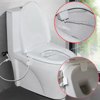 

Non-Electric Bidet Toilet Seat Bidet Attachment Self-Cleaning Nozzle-Fresh Water Bidet Sprayer Mechanical Muslim Shattaf Washing