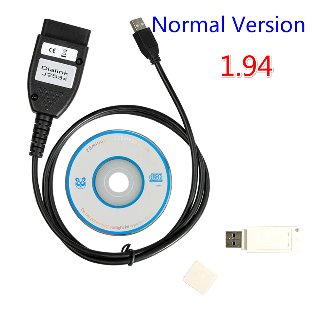 OBD2 инструмент V1.95 KTMOBD ECU программист и коробка передач Инструмент для обновления питания подключи и играй через OBD с кабелем Dialink J2534 - Цвет: V1.94