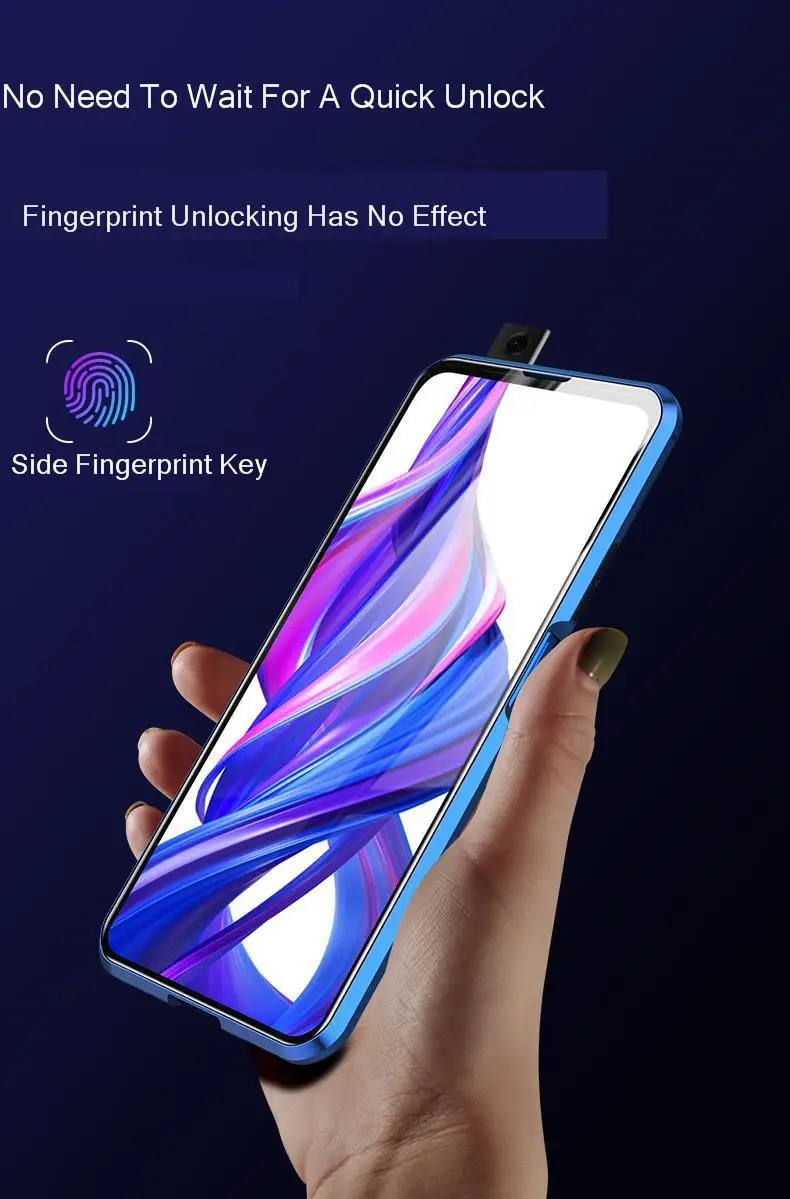 360 Полный Магнитный чехол для телефона huawei Honor 9x mate 20 X P20 Pro двойной стеклянный чехол металлический бампер Honor 9X20 10 8X чехол