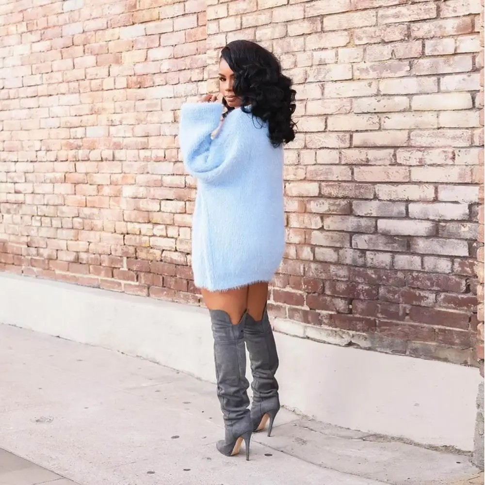Women's Sweater Lady's Sweatergen Fashion Pullover Winter Clothes Warm Round Neck Long Sleeve Sueter Mujer Invierno Women's Sweater Lady's Sweatergen Fashion Pullover Winter Clothes Warm Round Neck Long Sleeve Sueter Mujer Invierno