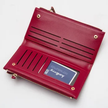 

Classic Women's Long Wallet, Double Zipper Buckle, Hand Bag, Checkered Mobile Phone Bag, Embossed Handbag, Zero Wallet