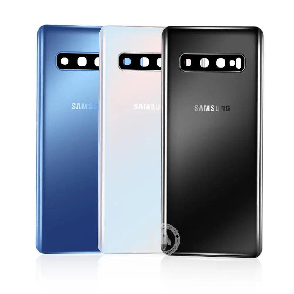 

100% Original Samsung Galaxy S10 Back Battery Cover 3D Glass Housing Cover Back case For Galaxy S10 Door Rear Case Replacement