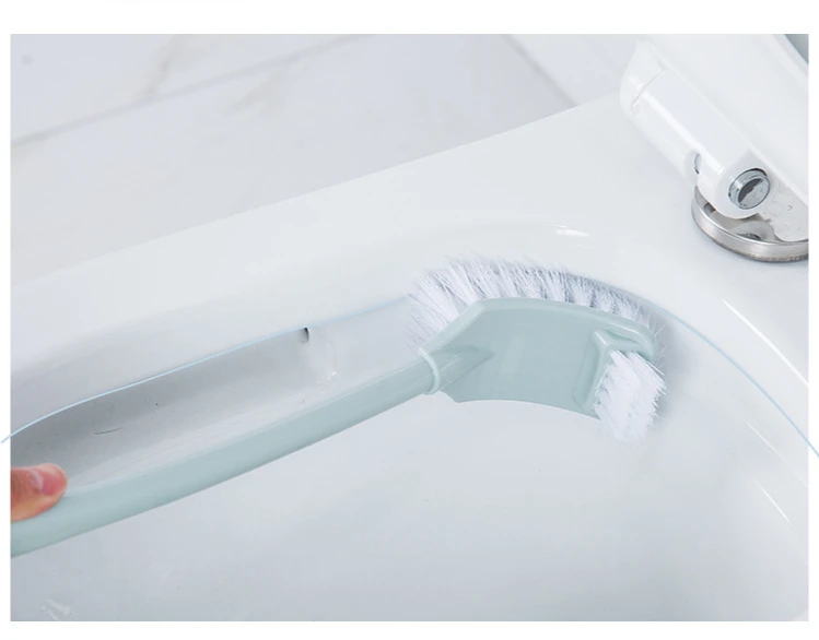 Description Picture 3 of itemHand Held Double-sided Long Handle Gap with Seat Toilet Brush No Dead Corner Toilet Environmental Protection Brush Toilet Clean