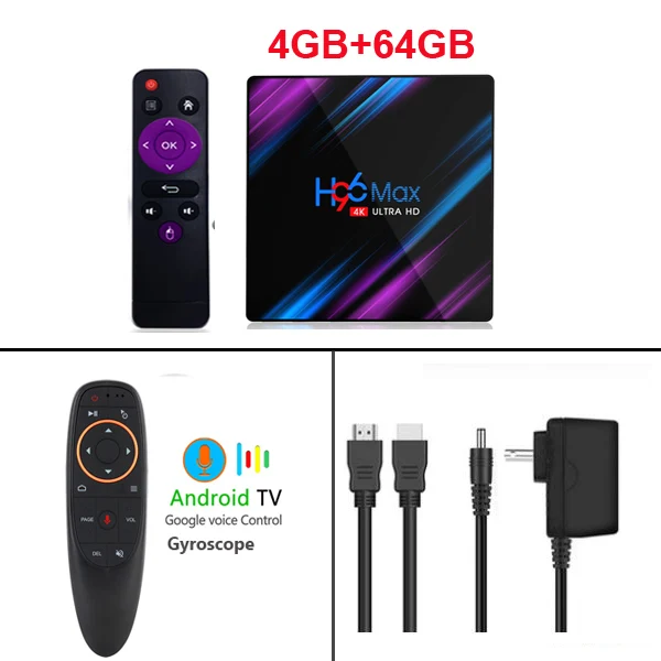 4G 64G G10S H96 MAX RK3318 Smart Android 9,0 tv Box 4 ГБ 32 ГБ 64 Гб медиаплеер 4K голосовой помощник Google Netflix Youtube H96MAX 2GB16GB - Цвет: 4G 64G G10S