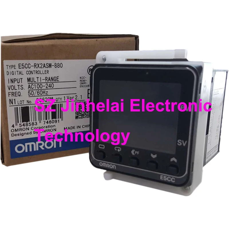 

New and Original Omron 100-240VAC Digital Controller E5CC-RX2ASM-880 E5CC-QX2ASM-880 Temperature Switches