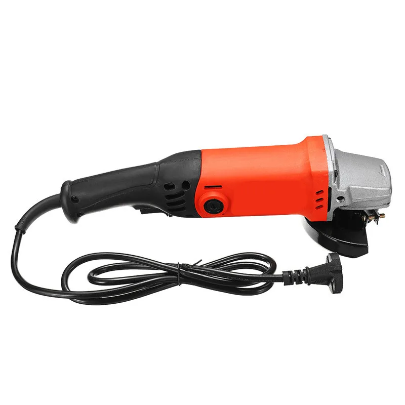 

220V 670W Handheld Electric Angle Grinder Speed Regulating Grinding Machine for Metal Wood Polishing Cutting Tool With 2 Wrench