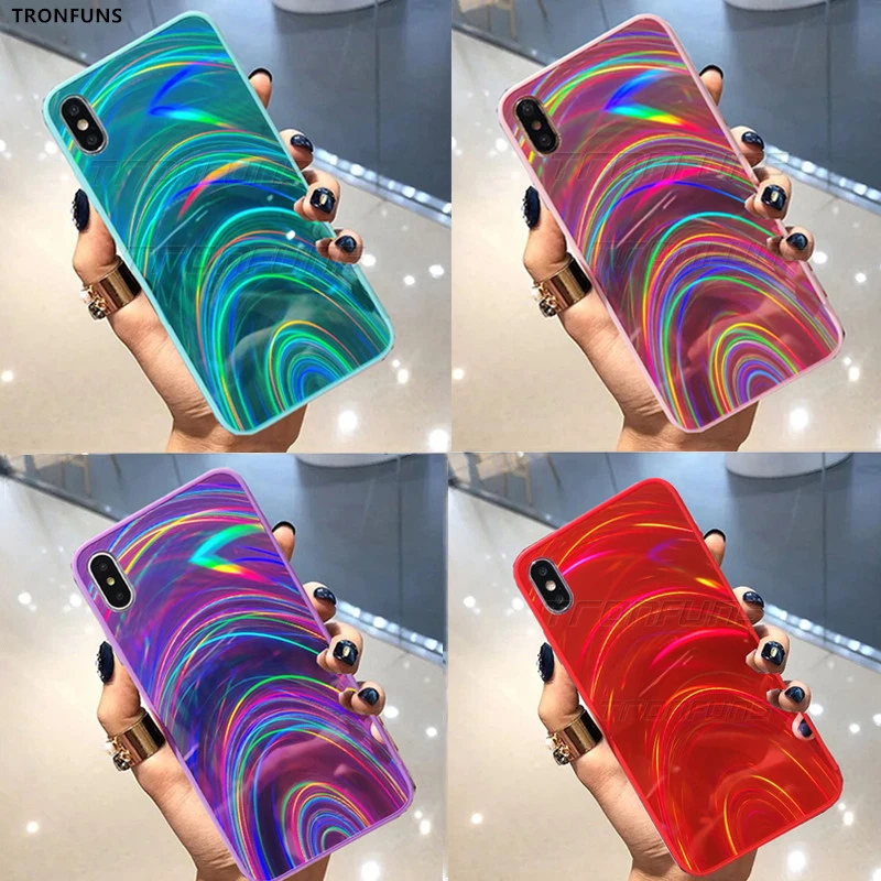 Роскошный 3D радужный чехол для Huawei Honor 20i 10i 10 Lite Чехлы Блестящий зеркальный 8X 8A 8S 7C