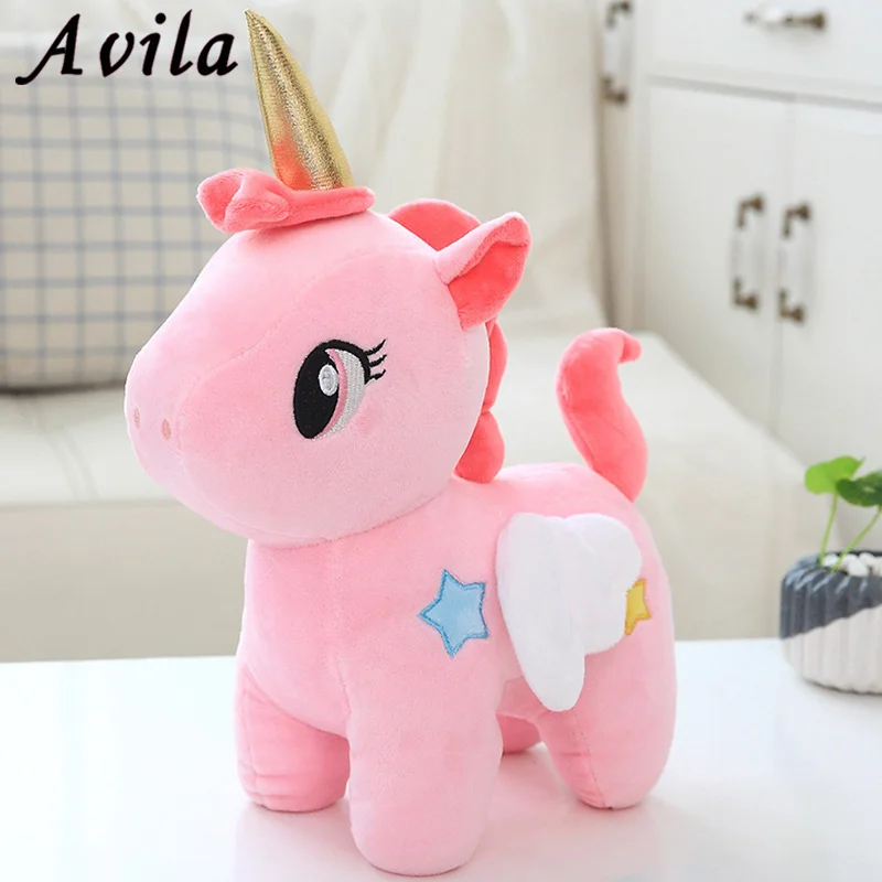 

Cute Unicorn Plush Toy Baby Kids Appease Sleeping Pillow Doll Animal Stuffed Plush Soft Toy Birthday Gifts For Girls Children