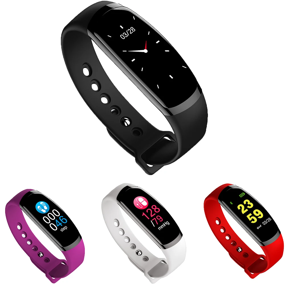

A16 SmartWatch A16 SmartBracelet IP67 Waterproof Heart Rate Bracelet Fitness Tracker Touch Screen Alarm Clock pk V5 B57 Smart