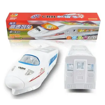 

Electric High Speed Toy Train with Action Flashing Lights Children Bump/Go Toy K92D