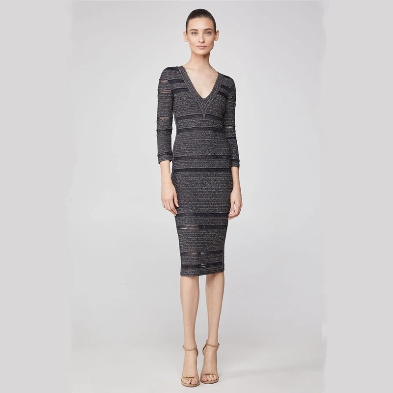 elastic bodycon dress