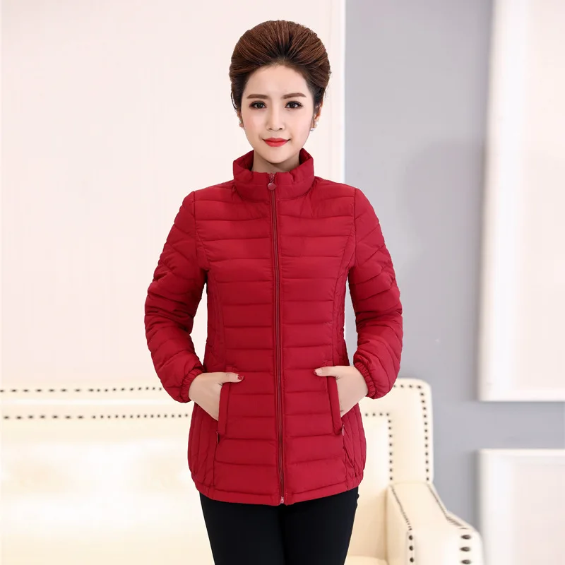 

2019 New Style Cotton-padded Clothes Women's Short Loose-Fit Middle-aged Cotton-padded Jacket Women's Korean-style Winter Cotton