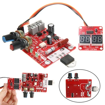 

New 40A Spot Welder Machine Time Control Digital Display Controller Weld Welding Module Board Adjust Time Current