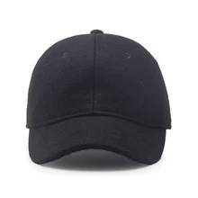 Уличная спортивная теплая бейсбольная кепка мужская женская шерстяная Смешанная шапка для зимы взрослая кепка хип хоп шляпа