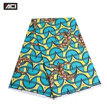 ACI полиэстер африканская восковая Ткань 6 ярдов/шт настоящий воск африканская ткань Анкара голландский воск Tissu Africain