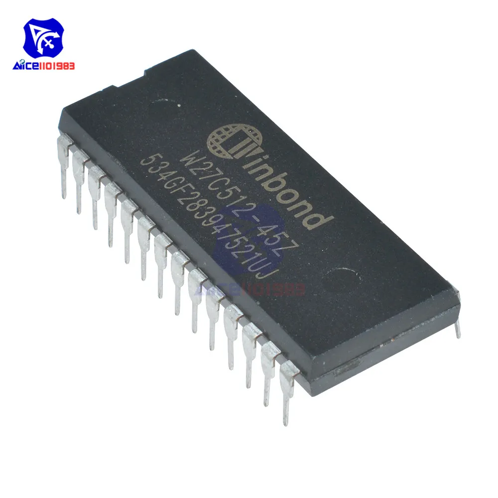 Diymore IC чипы W27C512 W27C512-45Z 28DIP IC EEPROM 512KBIT оригинальные Интегральные схемы