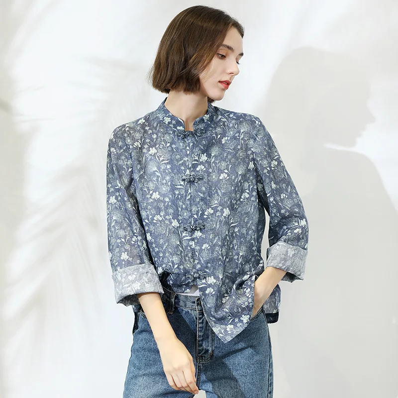 Yangxun Осенняя Женская куртка в китайском стиле ZHI81318