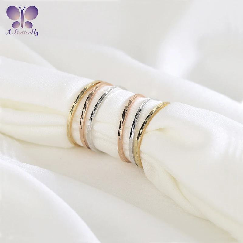 925 Sterling Silver Small And Simple Line Ring Personality Fashion All-Match Full Of Stars Multi-Faceted | Украшения и аксессуары