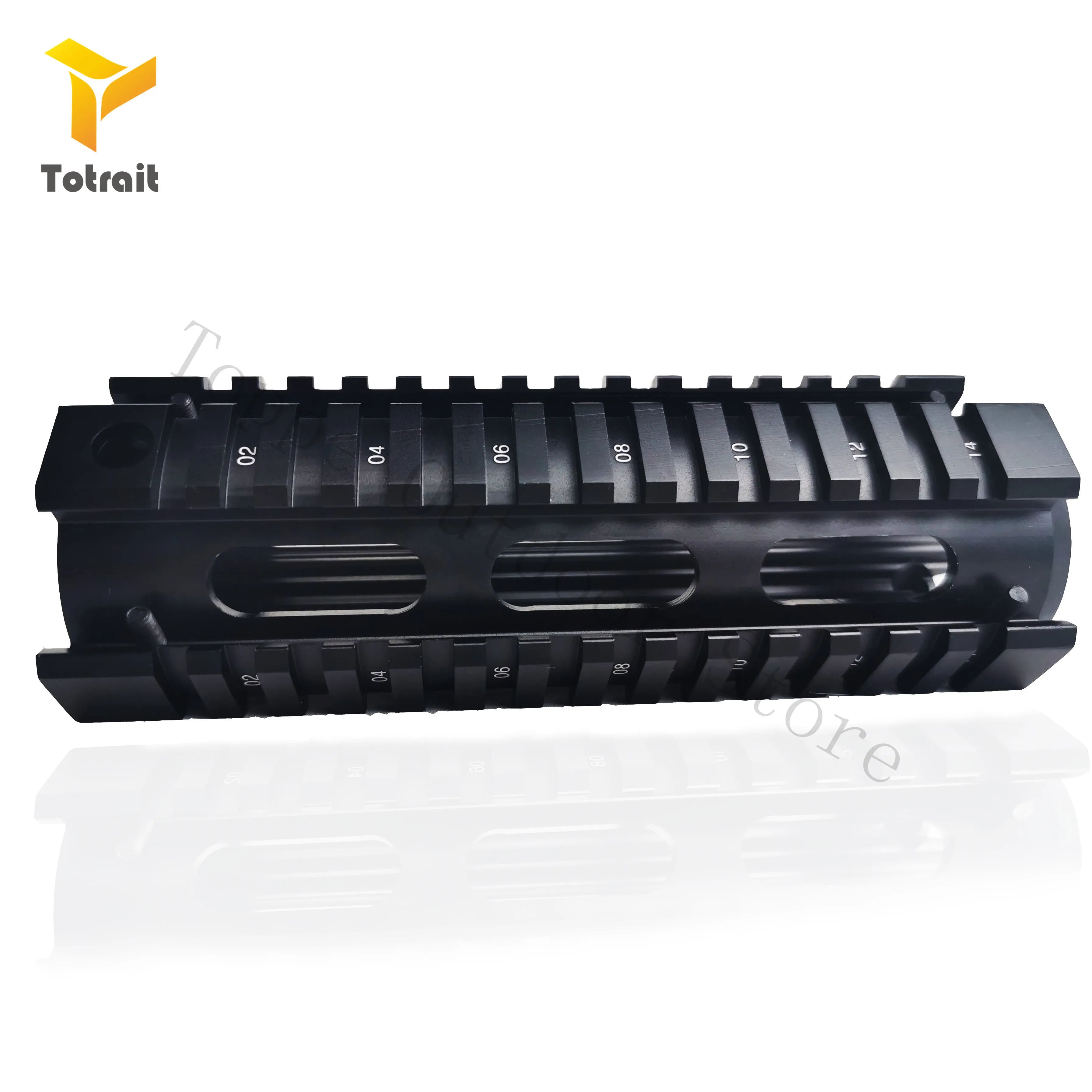 TOtrait 6,7 дюймов AR15 M4 Carbine Handguard страйкбол AR-15 RIS drop-in Quad Rail Mount Tactical Free Float Picatinny Handguard