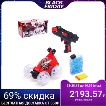 

Radio-controlled changeling "Tornado", with a pistol, shoots gel bullets, runs on battery