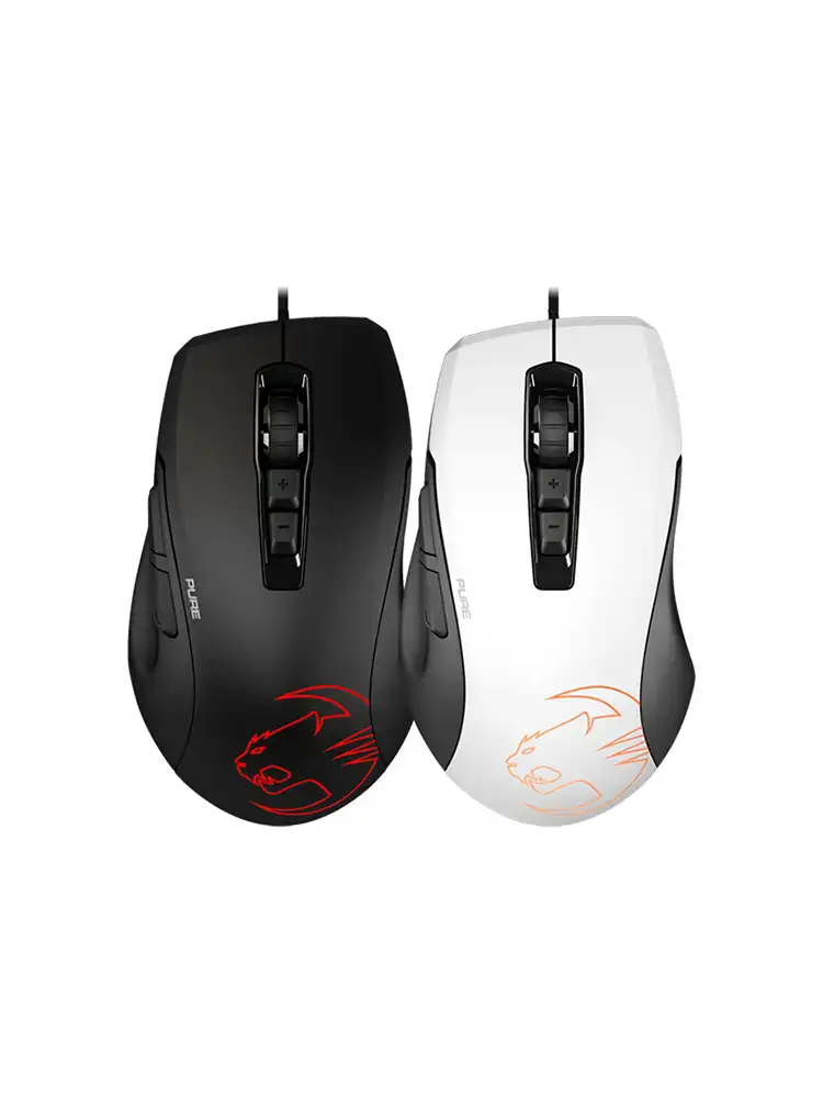 Roccat Kain 102 Aimo Bialo Czarna Mysz Dla Graczy Mice Aliexpress