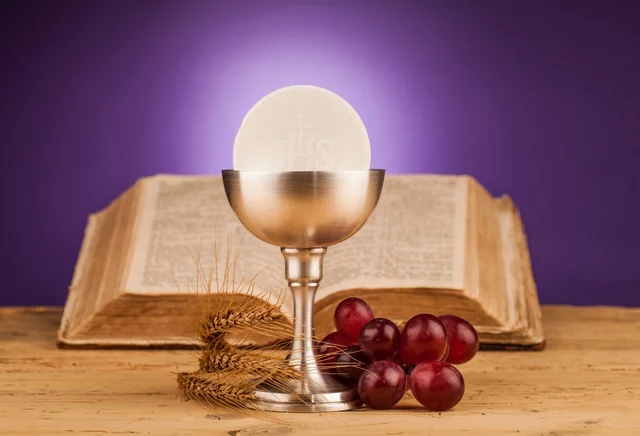 Laeacco Christian Holy Bible Baptism Ceremony Church Party Decor Portrait Photography Background Photo Backdrop For Photo Studio NBK38837