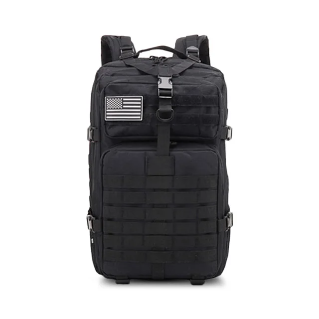 

45L Large Capacity Man Army Tactical Backpacks Military Assault Bags Outdoor 3P EDC Molle Pack For Trekking Camping Hunting Bag
