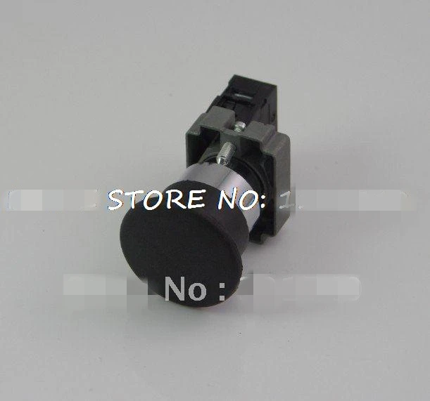 

XB2BC21C 1 NO Momentary Mushroom Head Push Button Switch N/O Black Replace Telemecanique