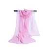 160*50cm Solid color Selling simulation silk chiffon striped scarf wild fashion shawl sunscreen print floral scarf scarves ► Photo 3/6