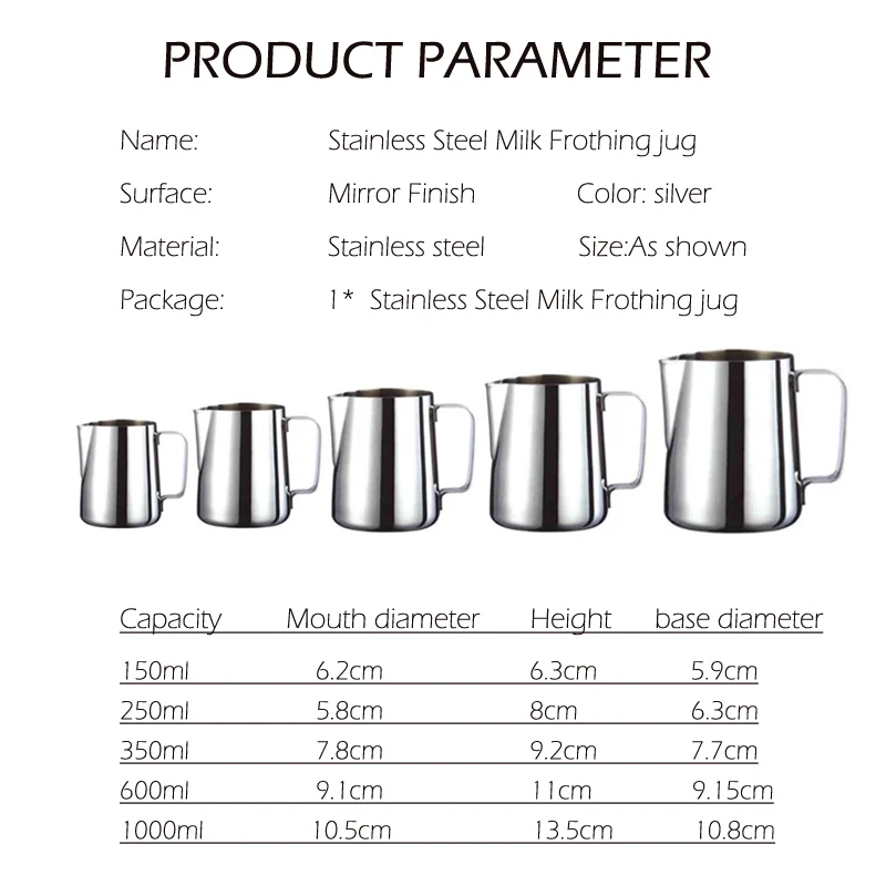 Latte Maker, Ferramentas, Marcações, 150ml, 250ml