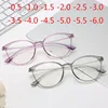 Retro Cat Eye Clear Lens Spectacle Women Myopia Optical Eyewear -0.5 -1 -1.5 -2 -2.5 -3 -3.5 -4 -4.5 -5 -5.5 -6 ► Photo 1/6